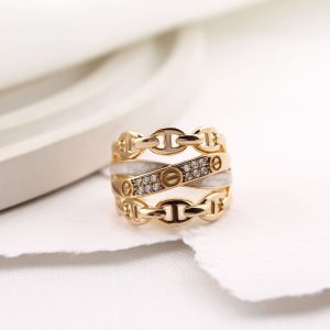 انگشتر LOVE کارتیه هرمس ترکیبی