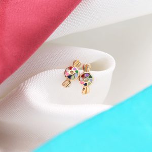 گوشواره شکلات مینایی