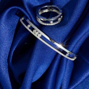 انگشتر طرح مسیکا سفید