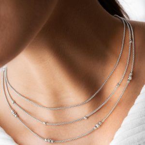 گردنبند پاپکورن و تمام البرناردو سفید