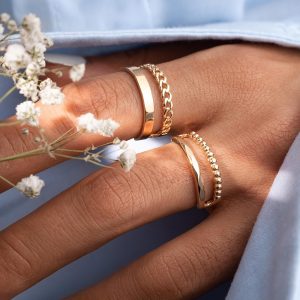 انگشتر دو لاین رینگ و کارتیه