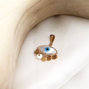 آویز آردین چشم نظر سکه ای