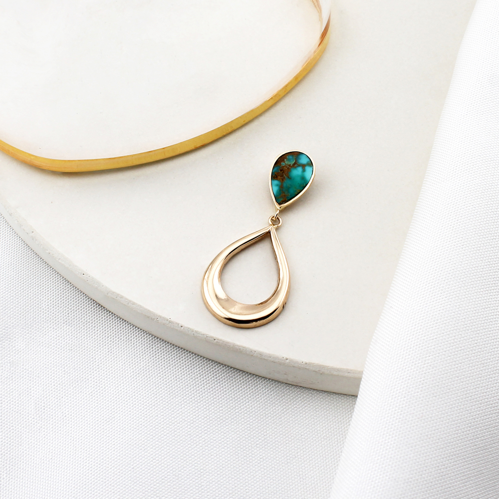 آویز اشک و فیروزه