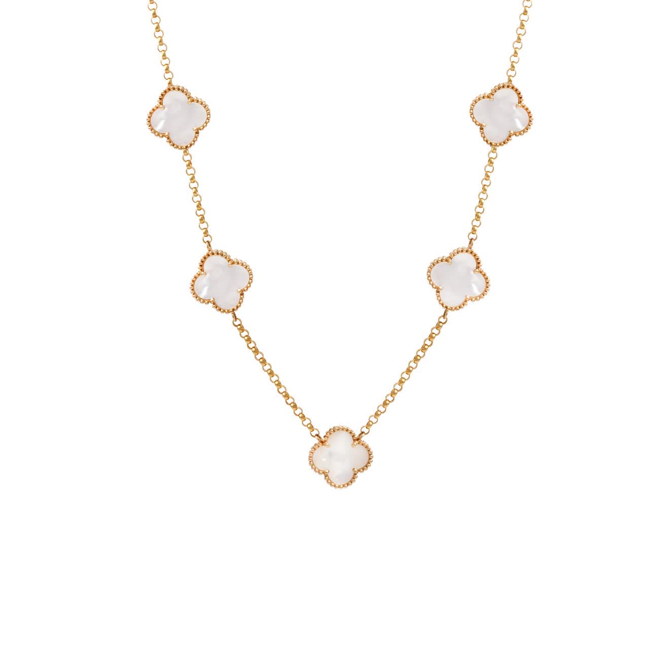 گردنبند طرح ونکلیف صدف رولو ۵ جدید