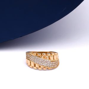 انگشتر رولکس متوسط نگینی