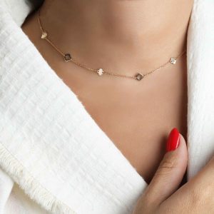 گردنبند ونکلیف پر و خالی ظریف